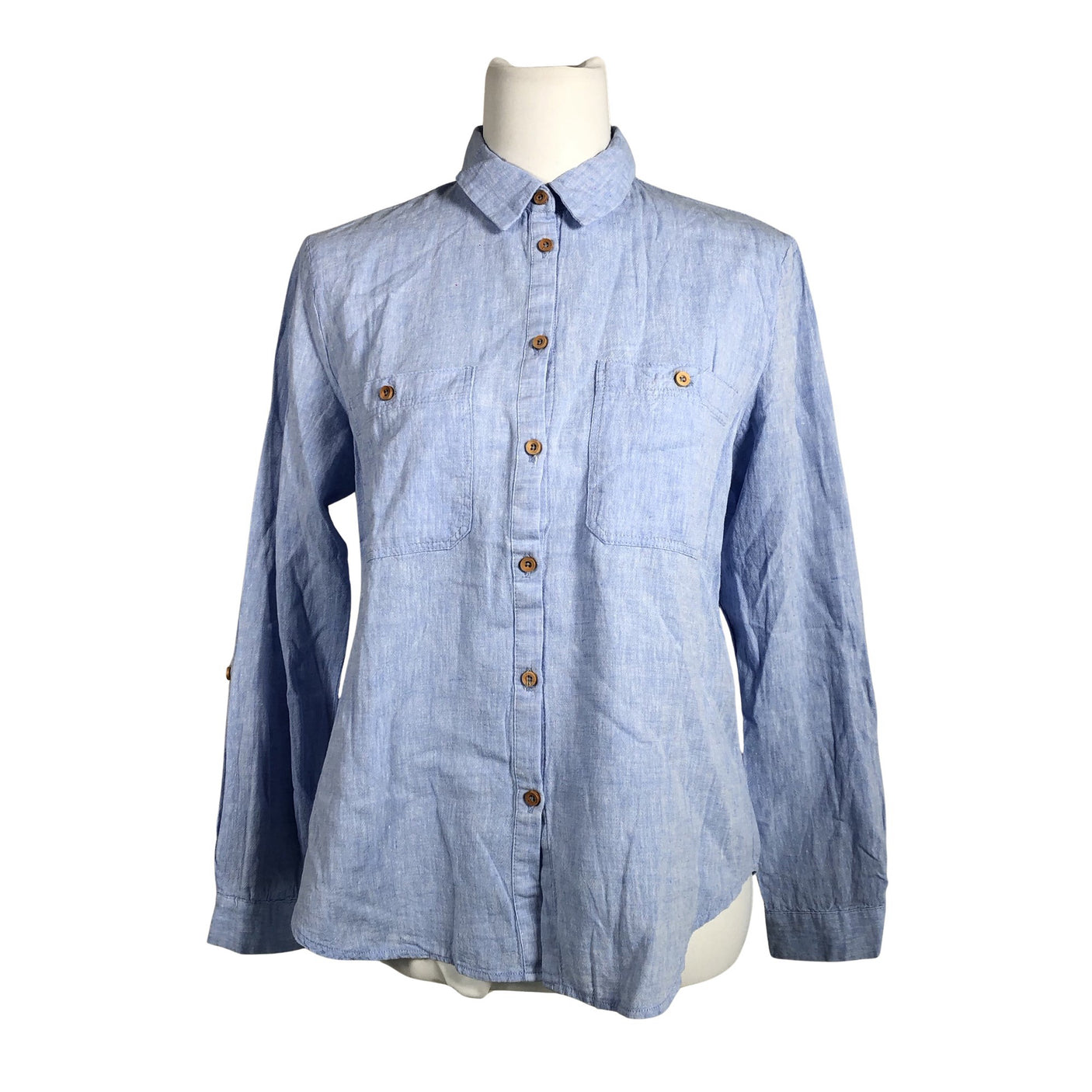 Unisex New Look - Collared shirt, size 38 - Blue (1)