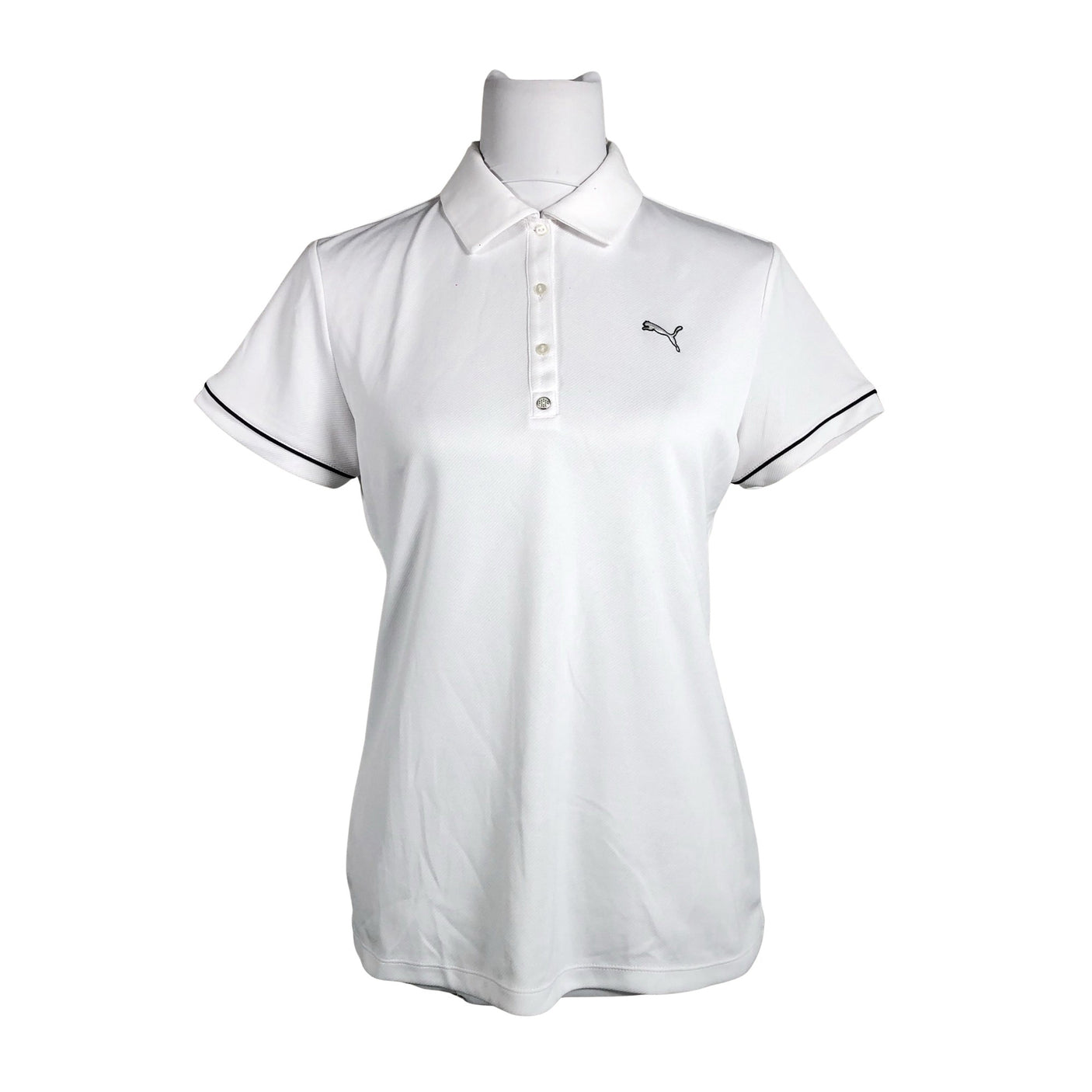 Unisex Puma - Sports shirt, short sleeve, size 38 - White (1)