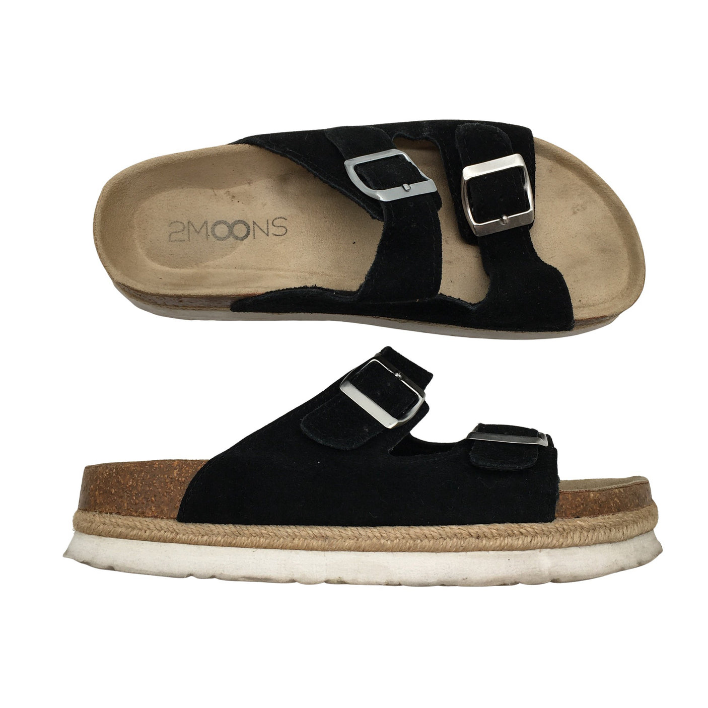 Unisex 2Moons - Sandals, size 38 - Black (1)