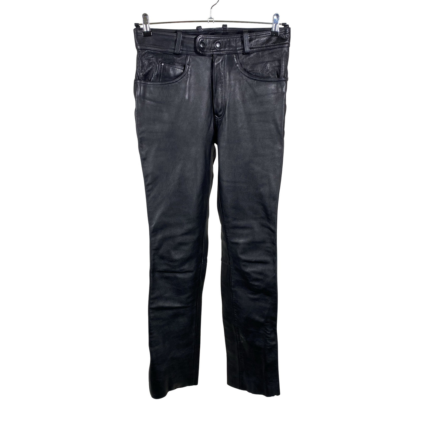 Unisex Handmade - Leather pants, size 42 - Black (1)