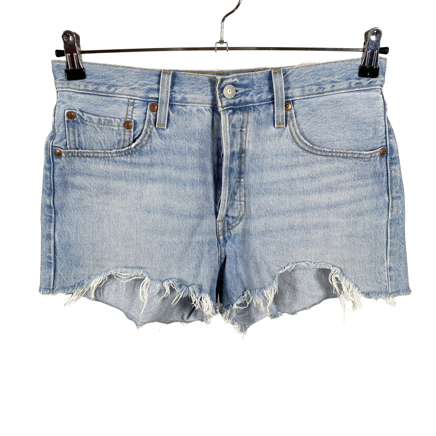 Unisex Levi's - Denim shorts, size W28 - Light blue (1)