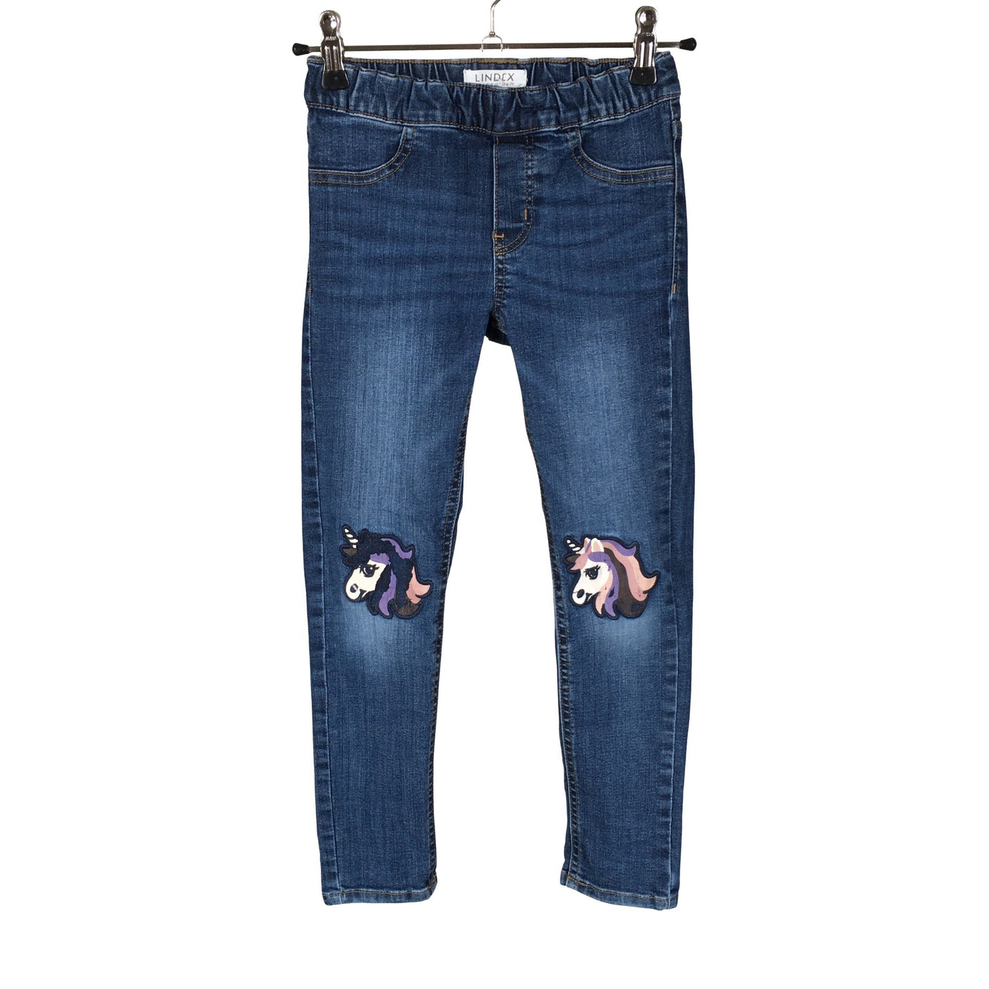 Unisex Lindex - Jeggings, size 116 - 122 - Blue (1)