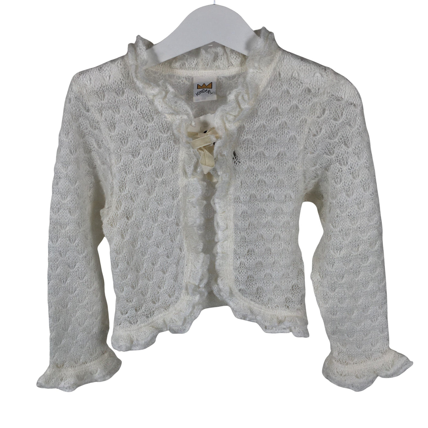 Unisex Kinderit - Cardigan, size 104 - 110 - White (1)