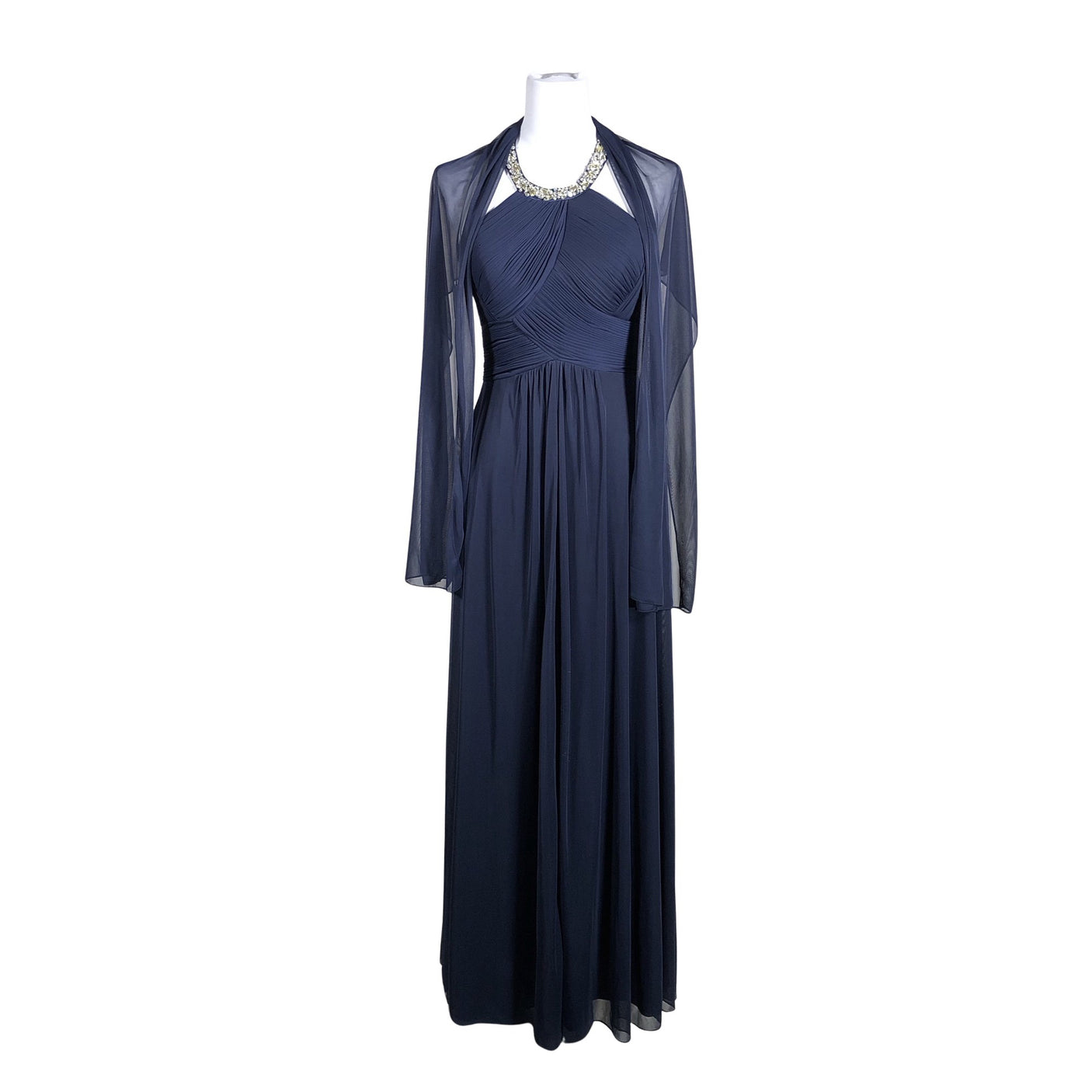 Unisex MasCara - Evening dress, size 34 - Blue (4)