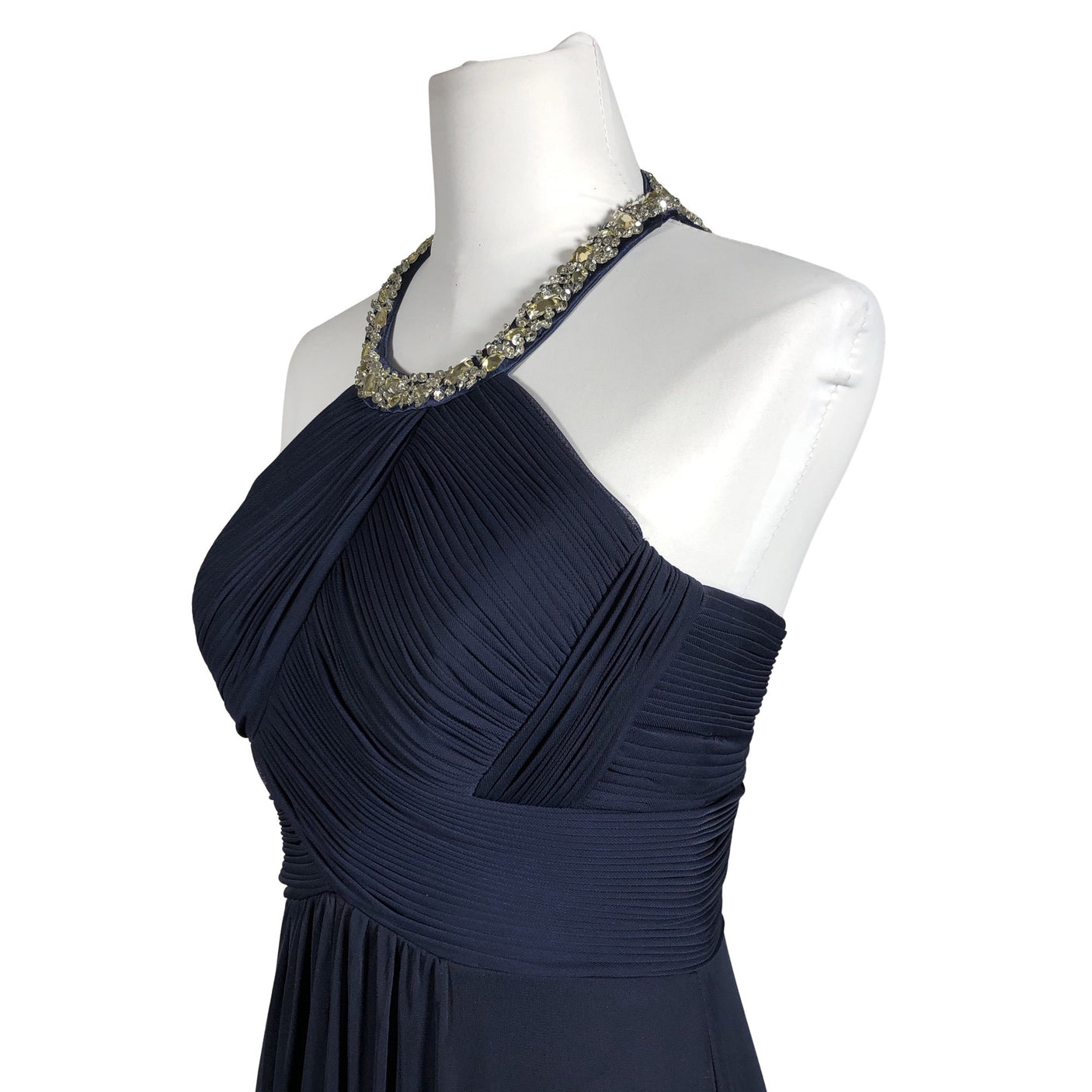 Unisex MasCara - Evening dress, size 34 - Blue (2)