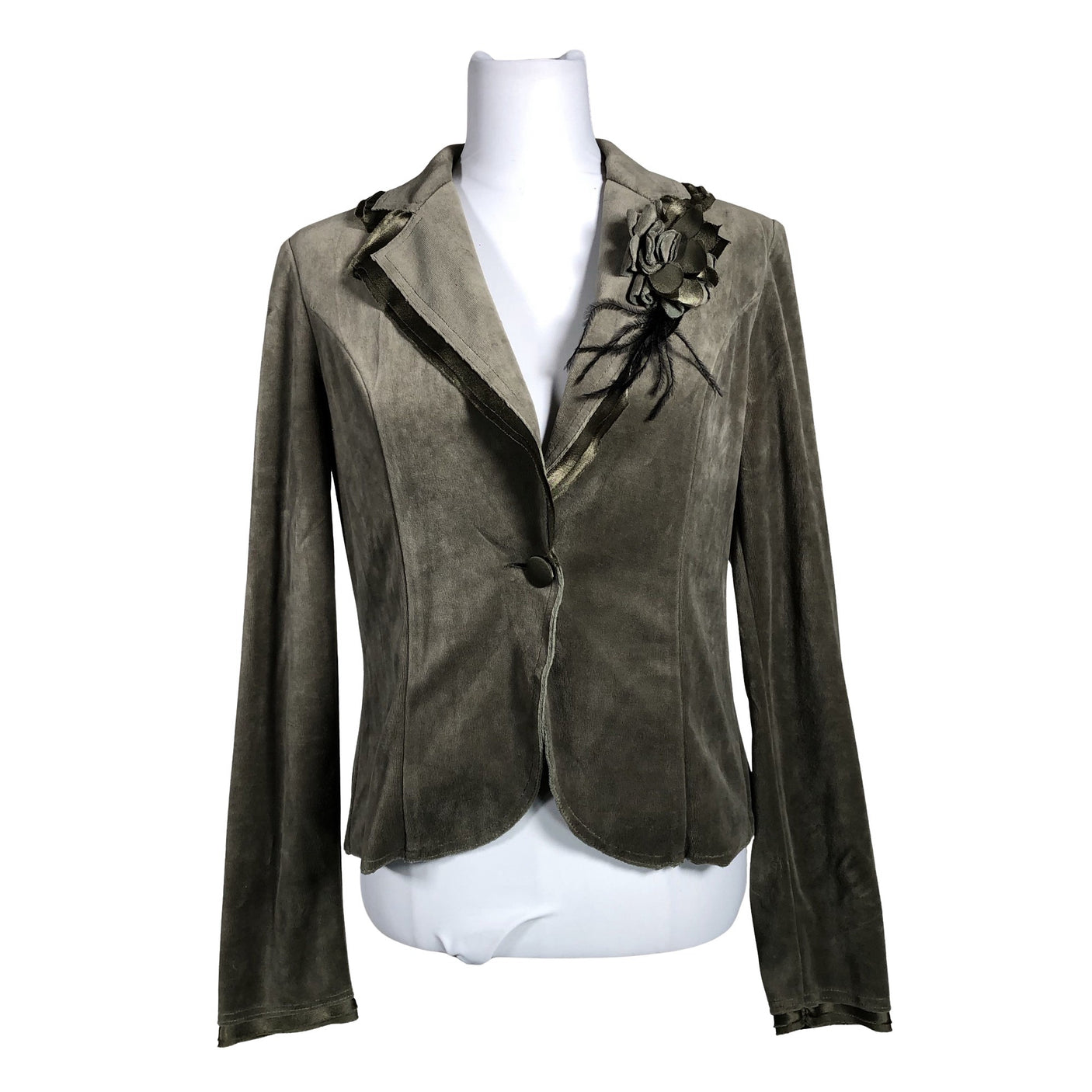 Unisex Sisley - Sweat jacket, size 40 - Green (1)