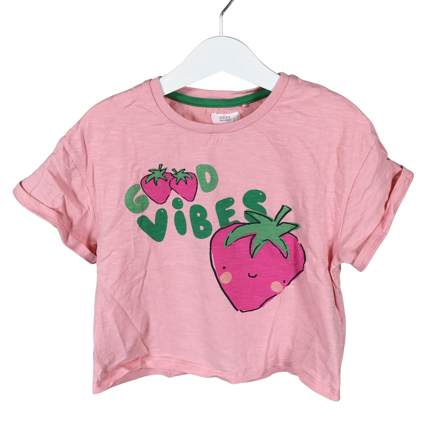 Unisex Next - T-shirt, size 104 - 110 - Light pink (1)