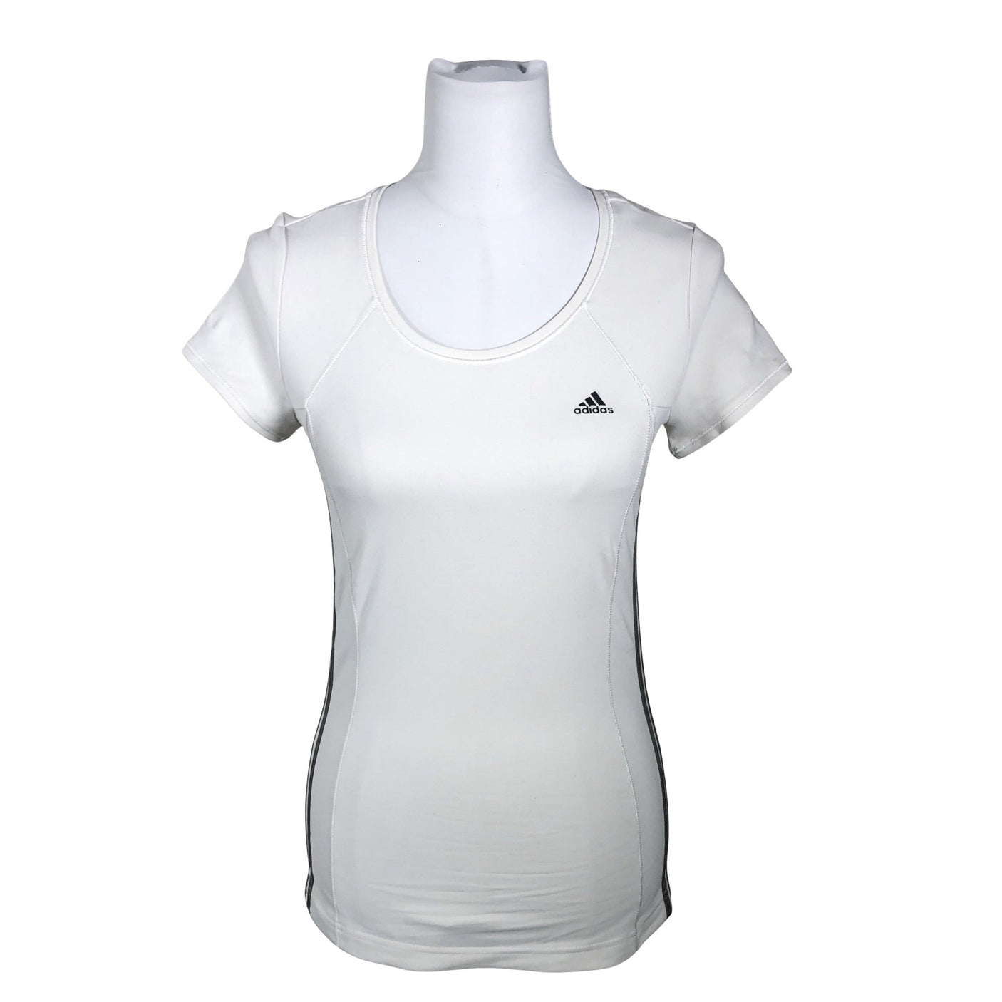 Unisex Adidas - Sports shirt, short sleeve, size 36 - White (1)