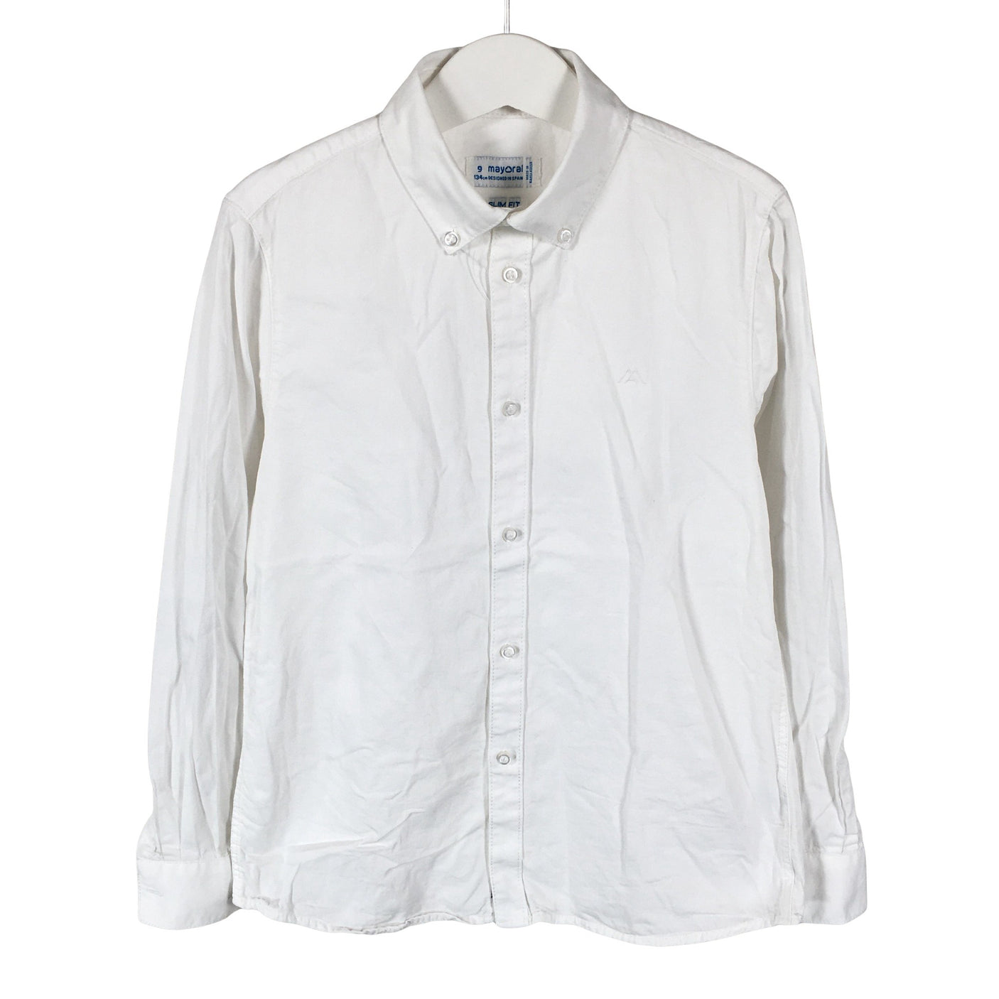 Unisex Mayoral - Collared shirt, size 128 - 134 - White (1)