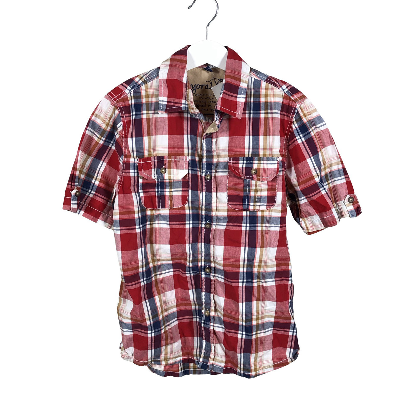 Unisex Mayoral - Collared shirt, size 128 - 134 - Red (1)
