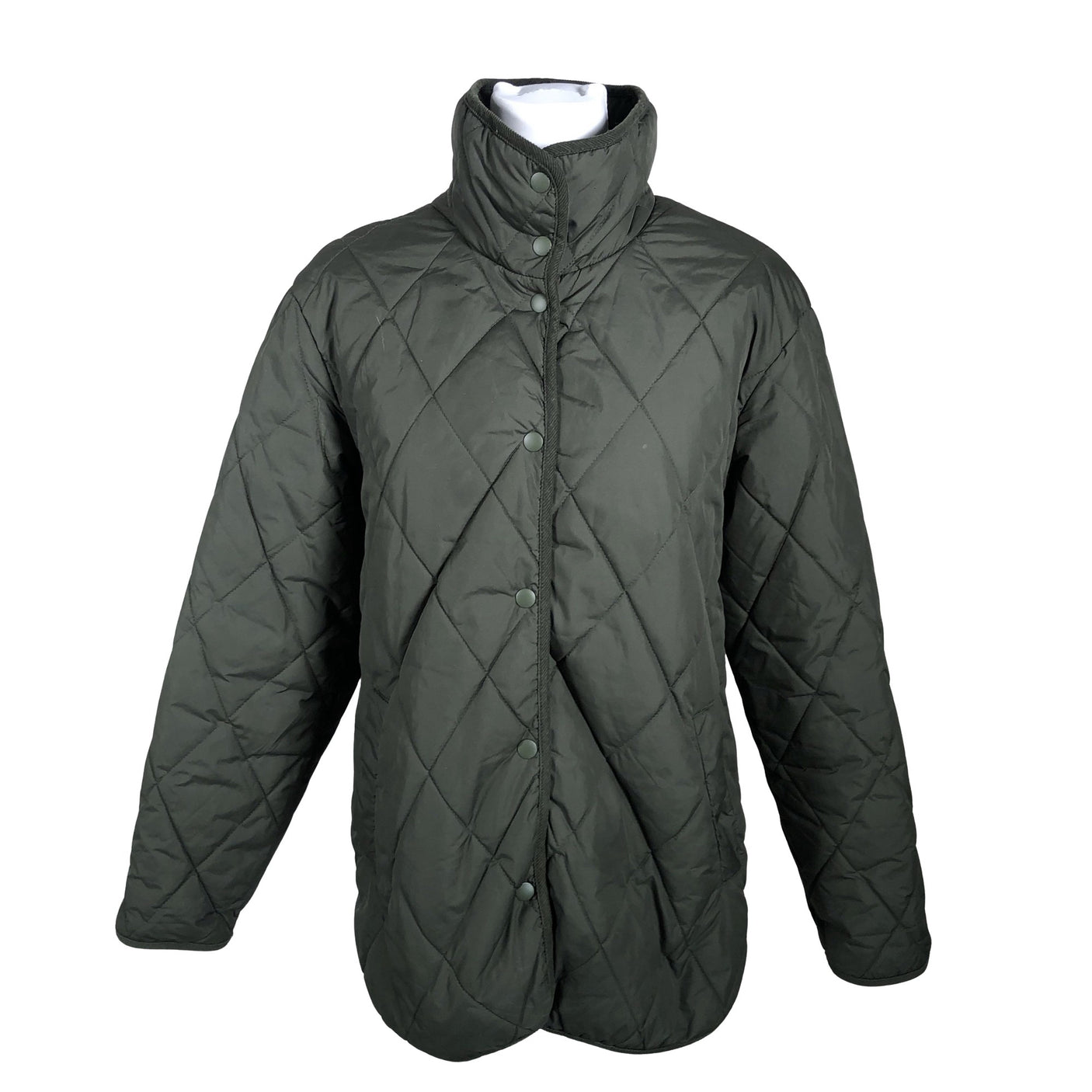 Unisex Lindex - Quilted jacket, size 34 - Green (1)