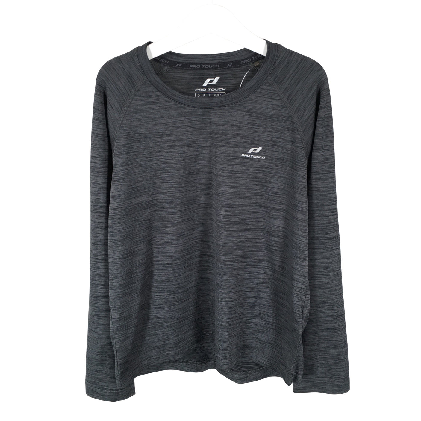 Unisex Pro Touch - Sports shirt, long sleeve, size 134 - 140 - Gray (1)