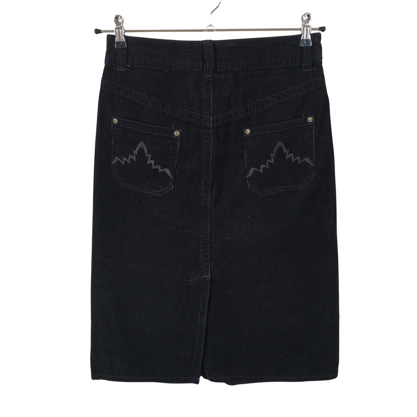 Unisex Lindex - Denim skirt, size 36 - Black (2)
