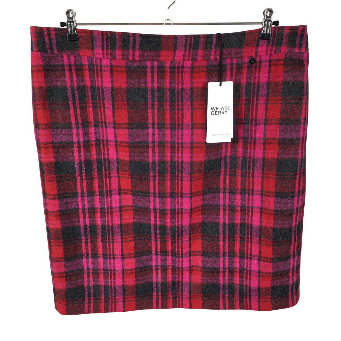Unisex Gerry Weber - Fabric skirt, size 46 - Red (1)