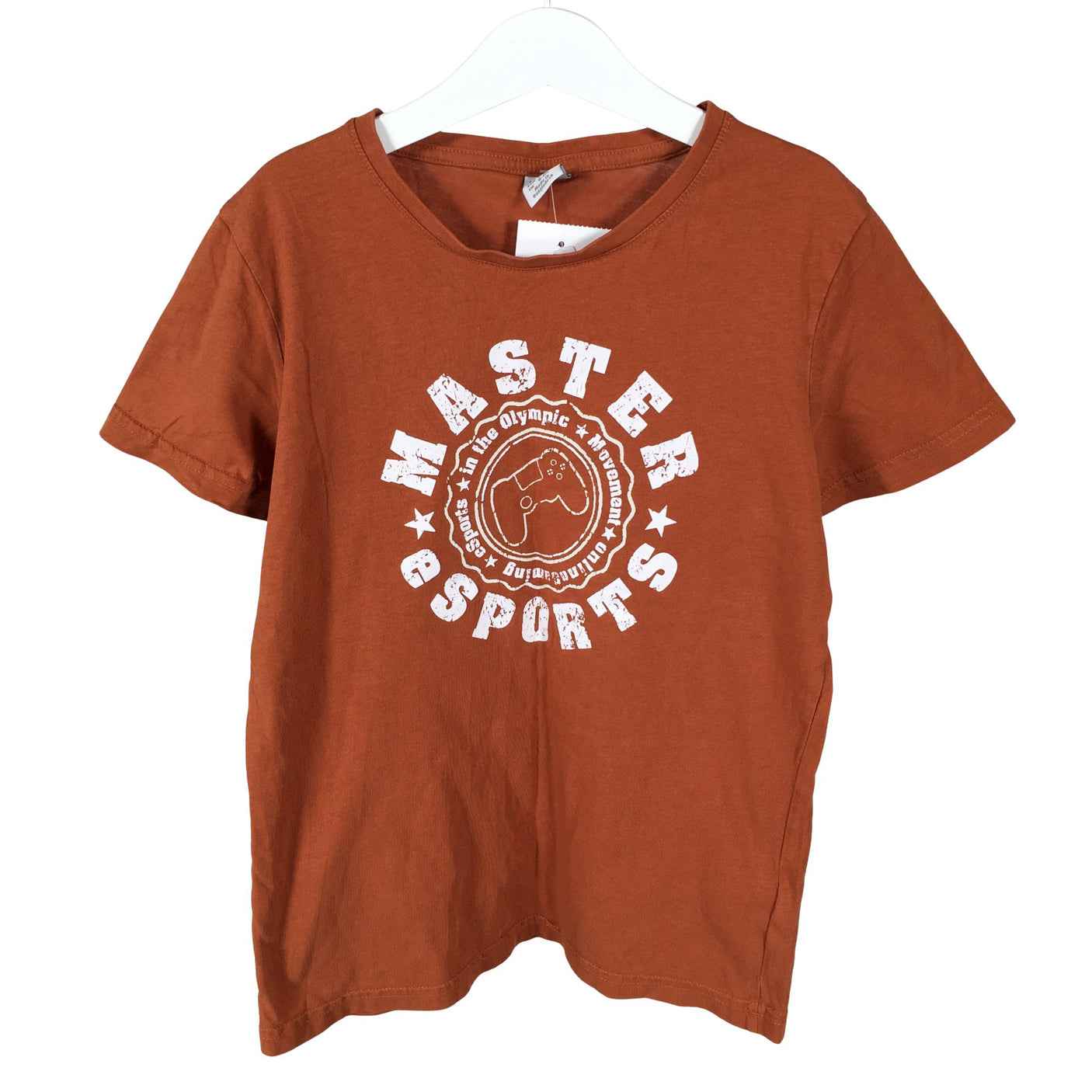 Unisex Lindex - T-shirt, size 134 - 140 - Brown (1)