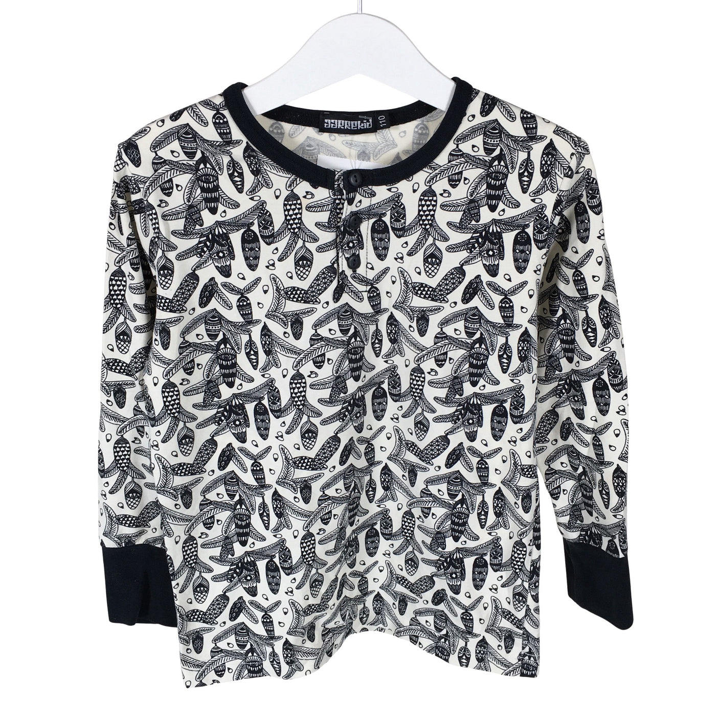 Unisex Aarrelabel - Tricot shirt, size 104 - 110 - Beige (1)