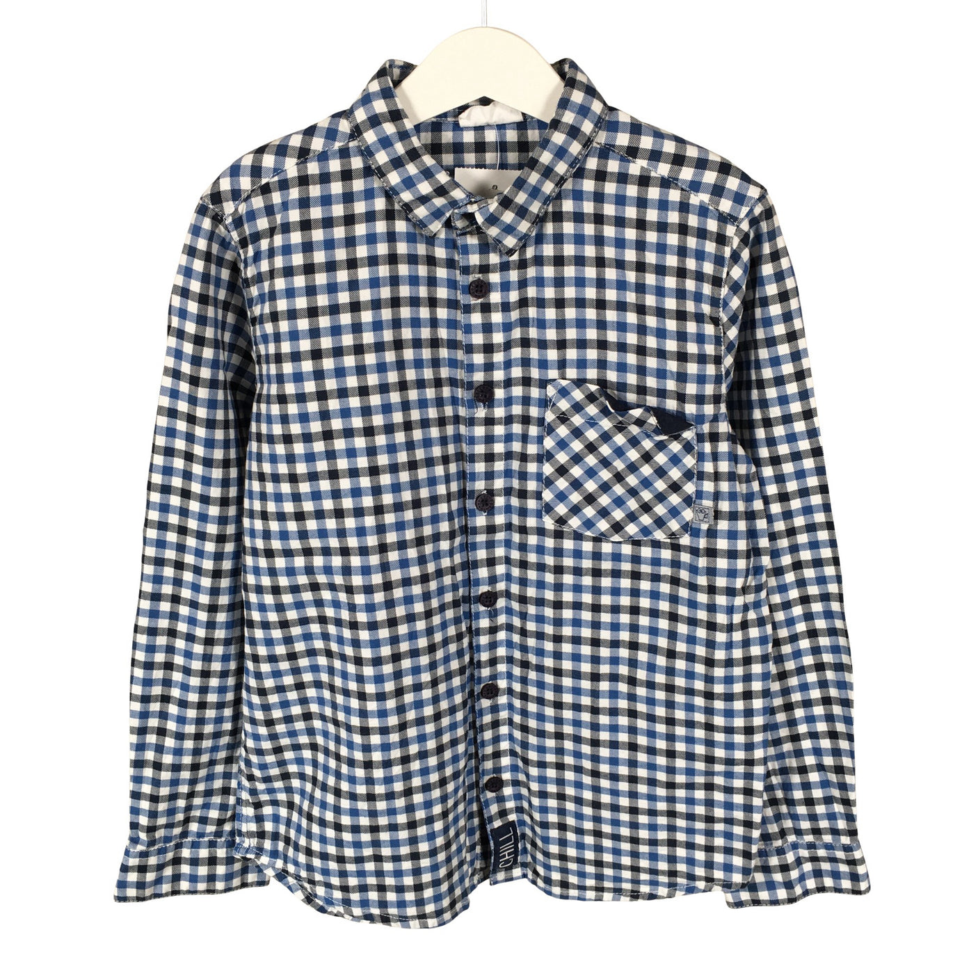 Unisex Coccodrillo - Collared shirt, size 128 - 134 - Blue (1)