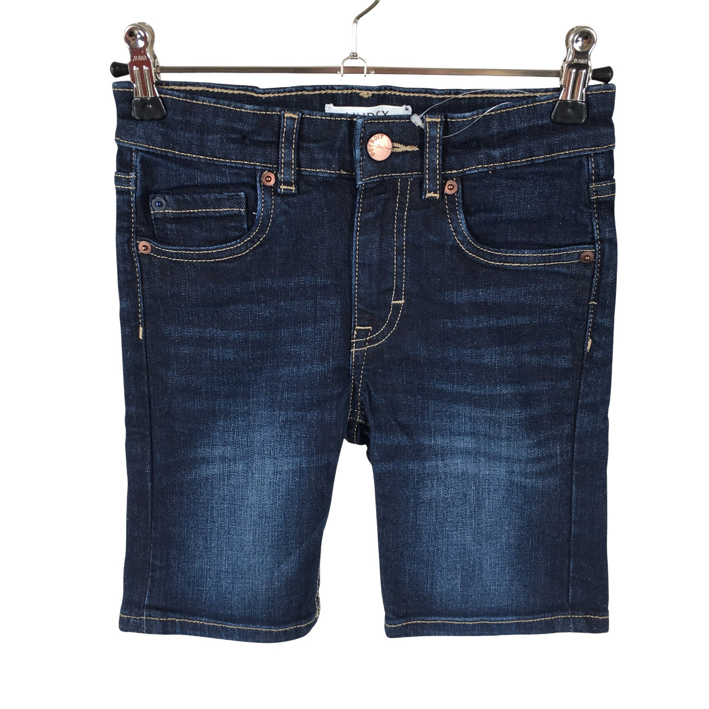 Unisex Lindex - Denim shorts, size 122 - 128 - Blue (1)