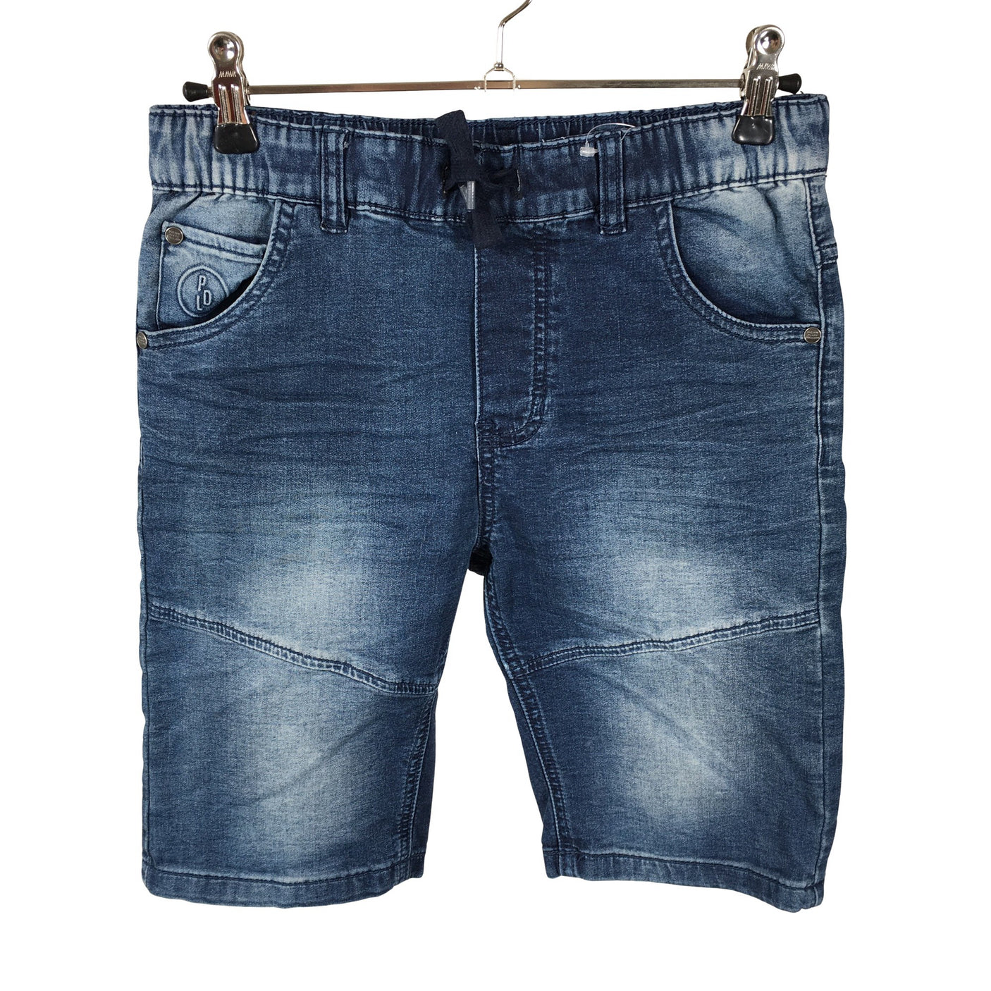 Unisex POMPdeLUX - Denim shorts, size 146 - 152 - Blue (1)