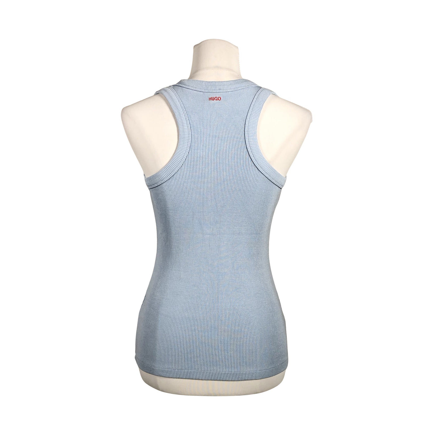 Unisex Hugo Boss - Tricot tank top, size 36 - Light blue (2)
