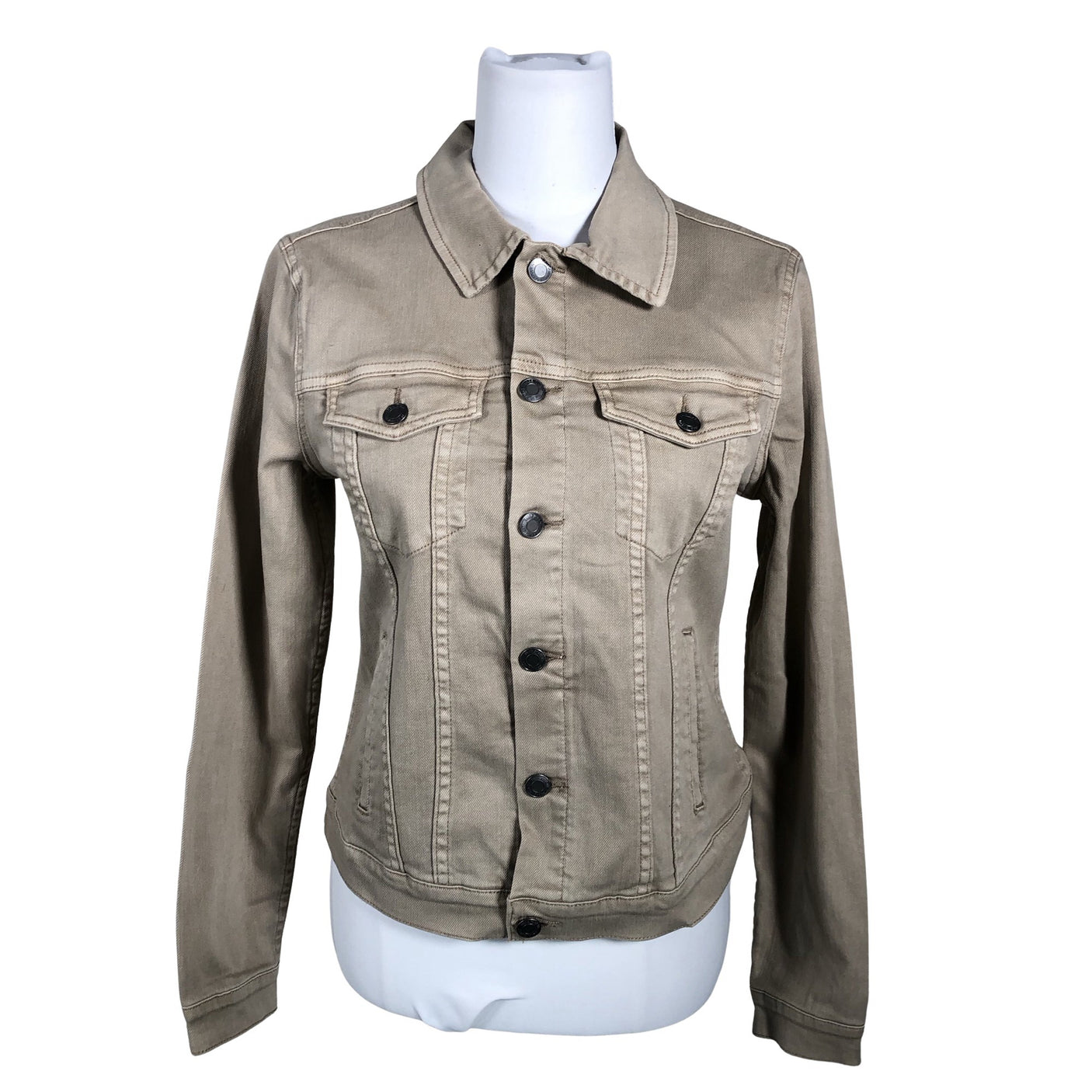 Unisex Free Quent - Denim jacket, size 38 - Beige (1)