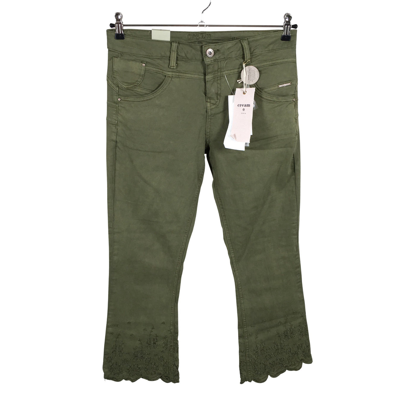 Unisex Cream - Jeans, size W31 - Green (1)