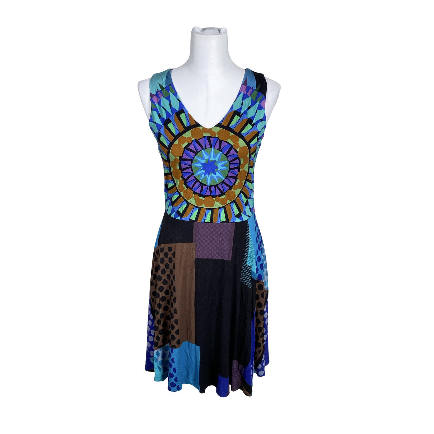 Unisex Desigual - Tricot dress, size 38 - Blue (1)