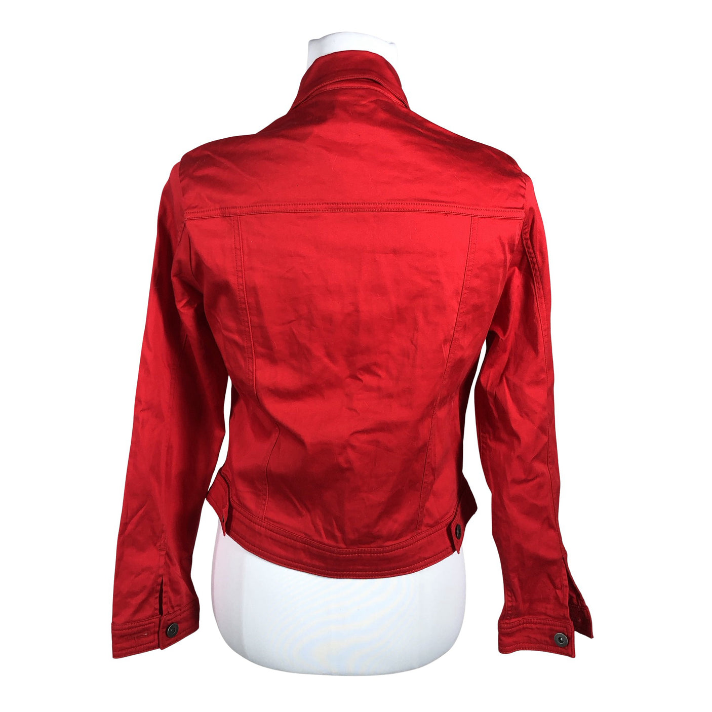 Unisex Claude Gerard - Denim jacket, size 34 - Red (2)