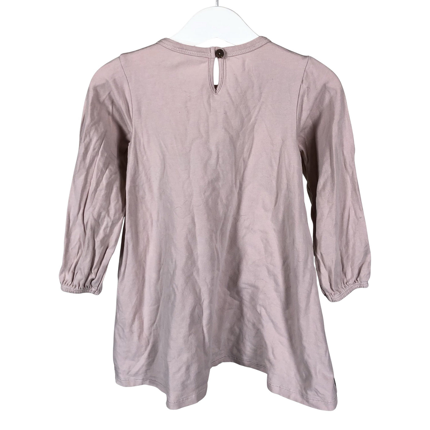 Unisex Müsli - Tricot dress, size 92 - 98 - Light pink (2)