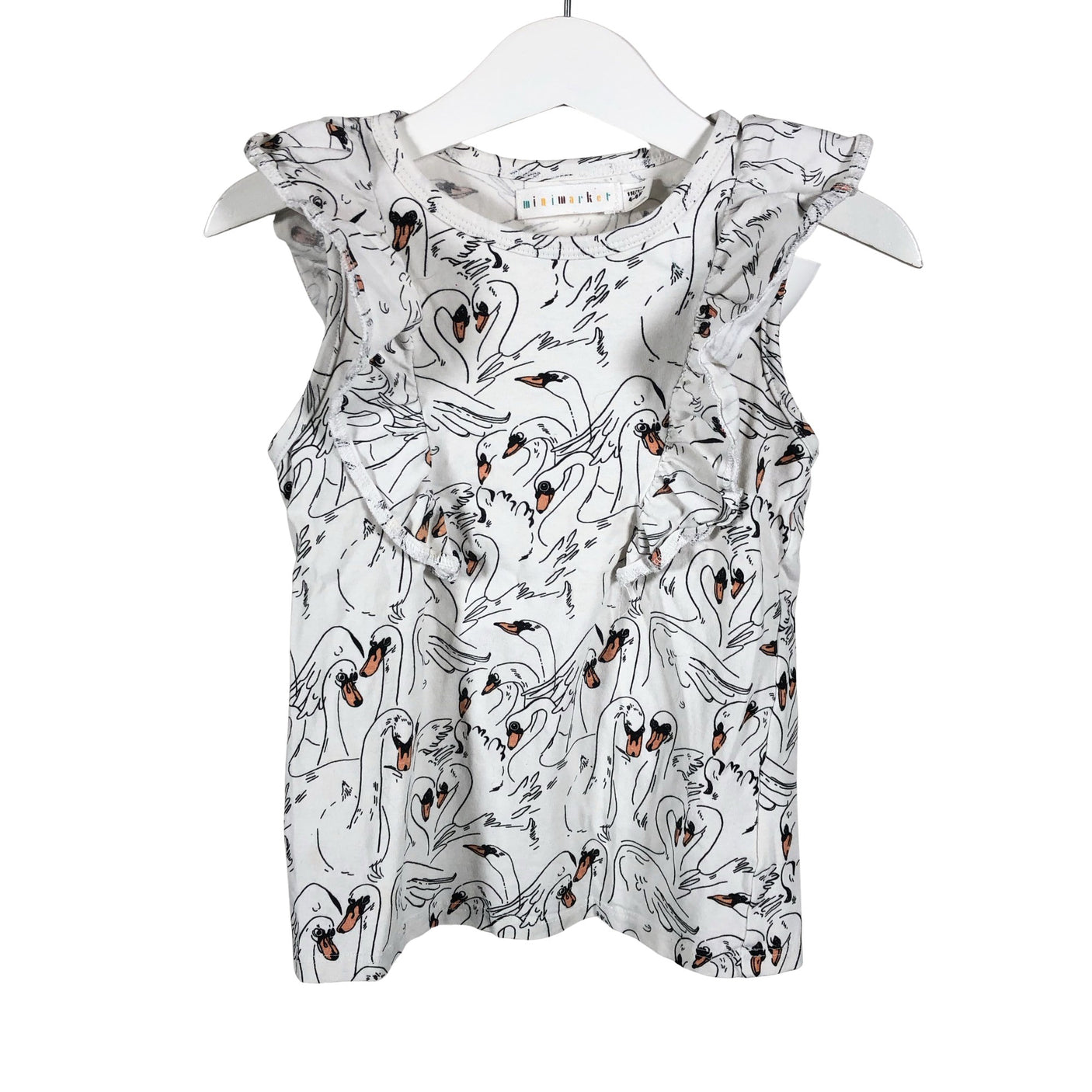 Unisex Minimarket - Tricot tank top, size 110 - 116 - White (1)