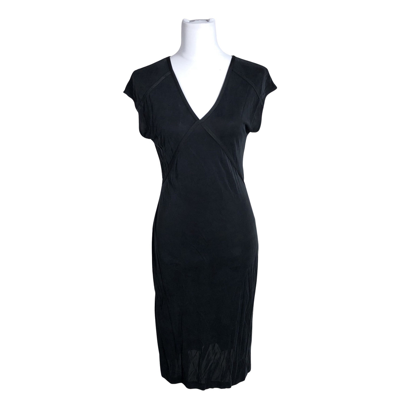 Unisex Luxury - Tricot dress, size 38 - Black (1)