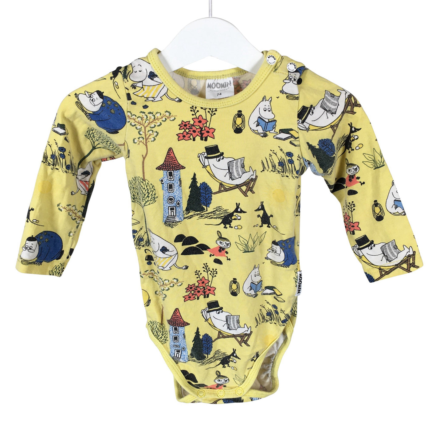 Unisex Moomin by Martinex - Body, size 68 - 74 - Yellow (1)