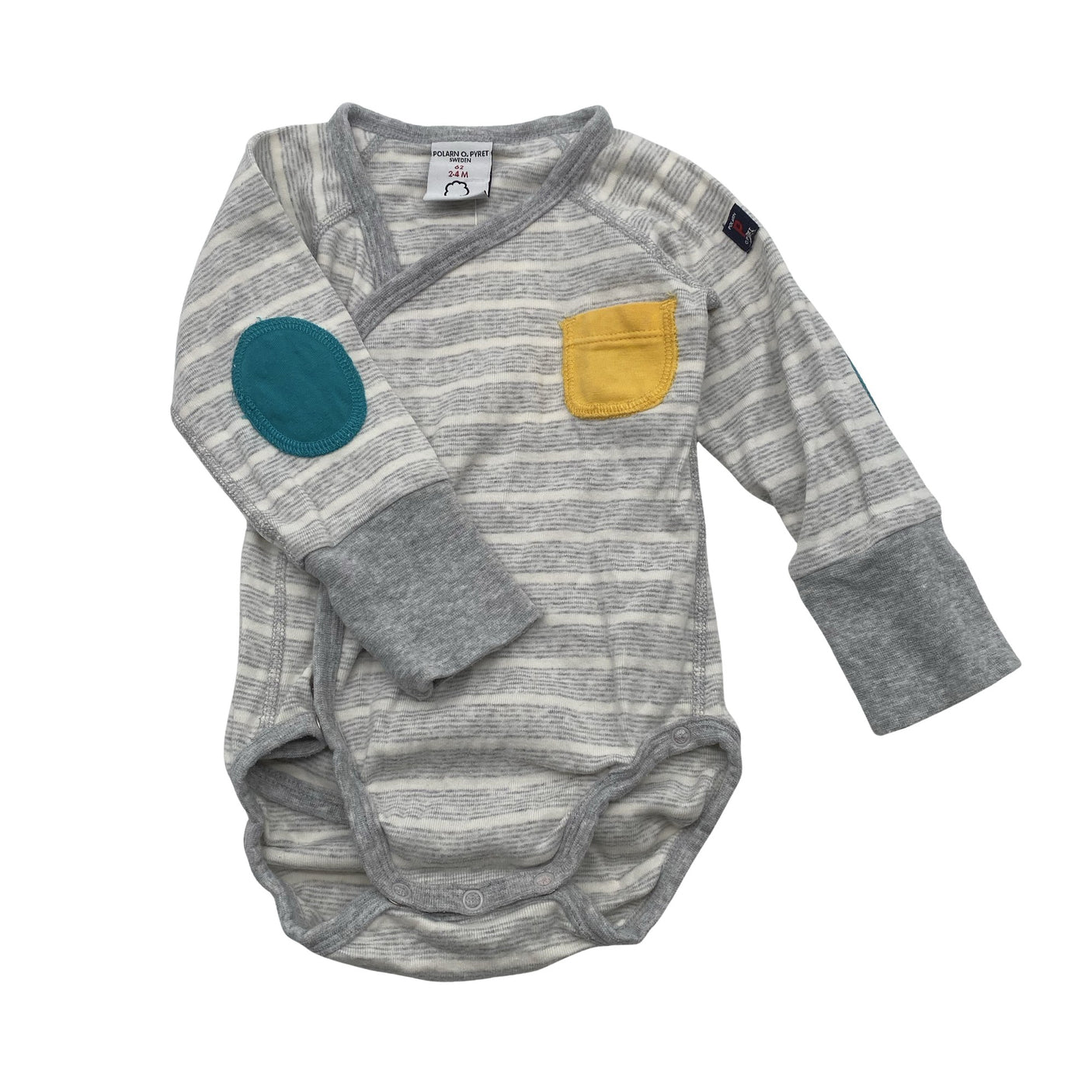 Unisex Polarn O. Pyret - Body, size 56 - 62 - Gray (1)