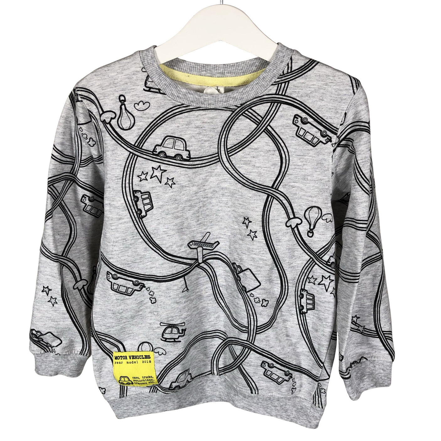 Unisex Keiki - Sweatshirt, size 104 - 110 - Gray (1)