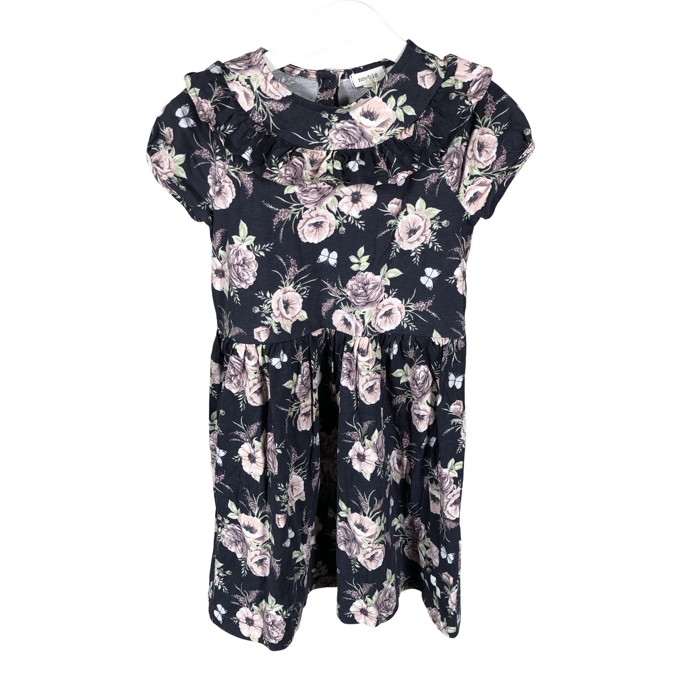 Unisex Newbie - Tricot dress, size 116 - 122 - Violet (1)