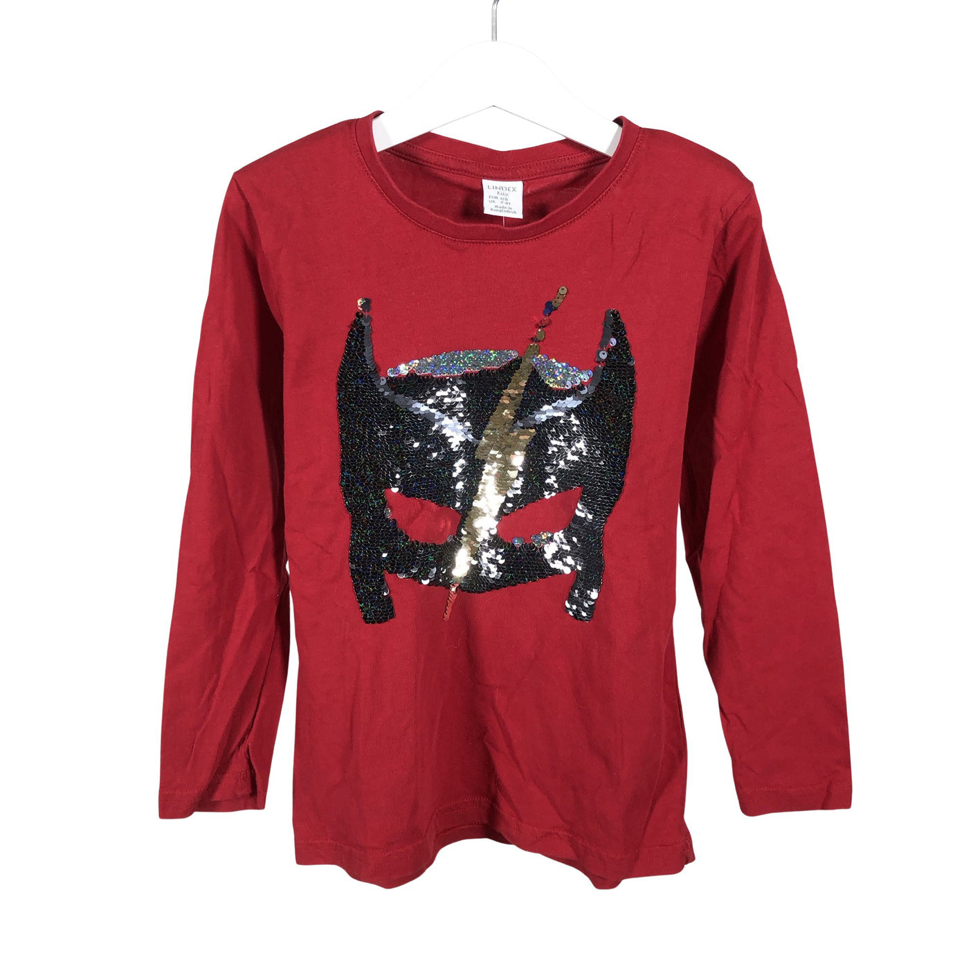 Unisex Lindex - Tricot shirt, size 122 - 128 - Red (1)