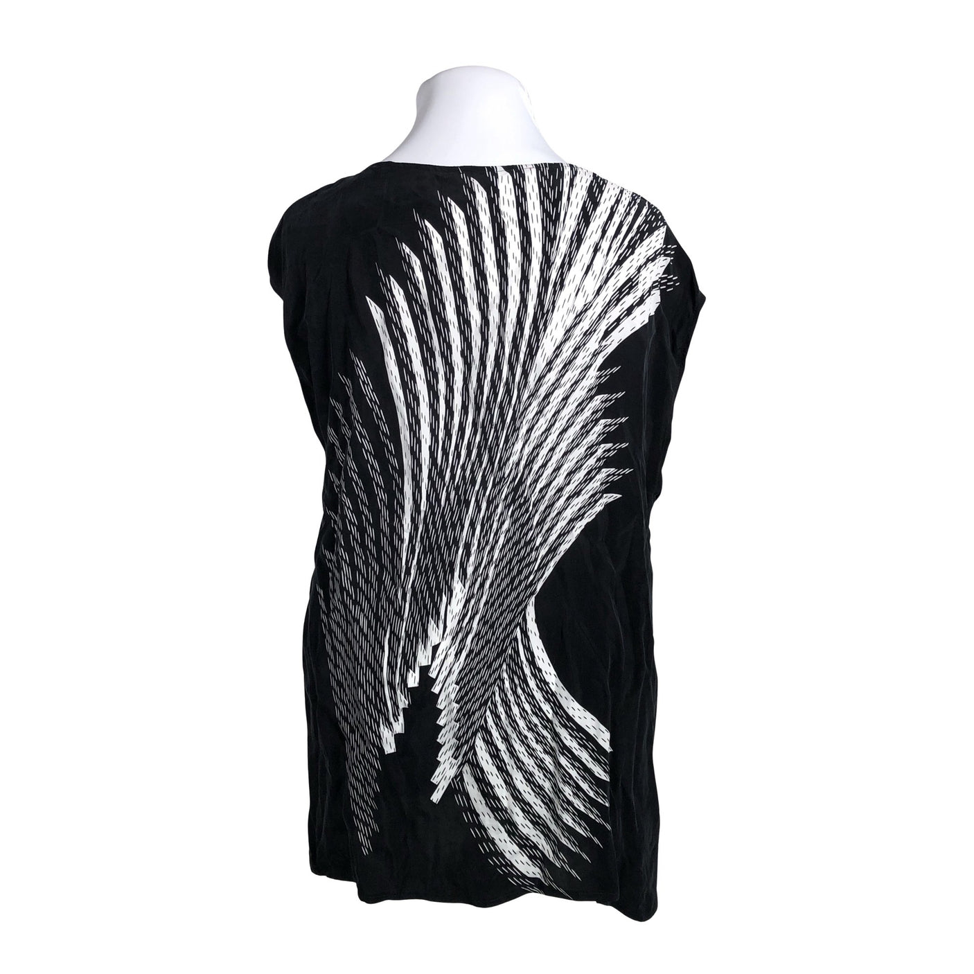 Unisex Voglia - Schiffon tunic, size 46 - Black (2)