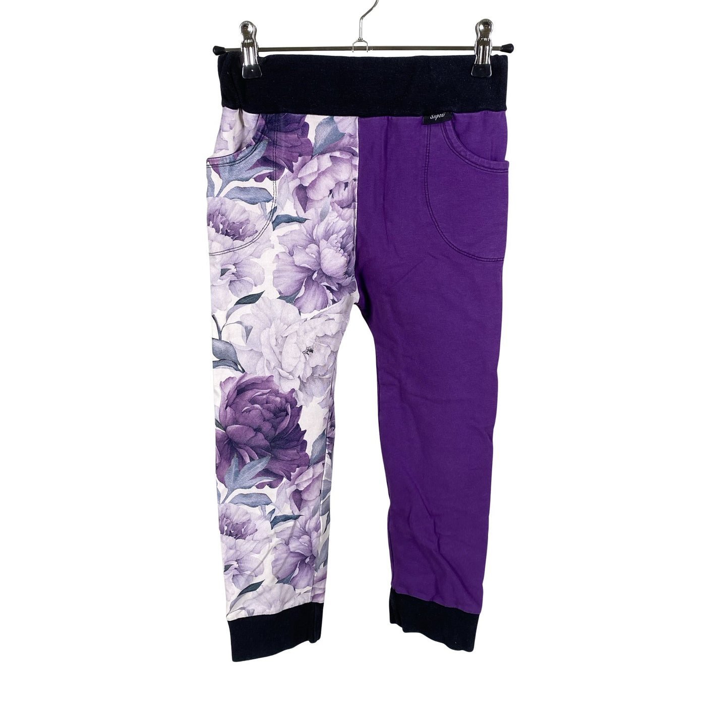 Unisex Handmade - Sweatpants, size 116 - 122 - Black (1)