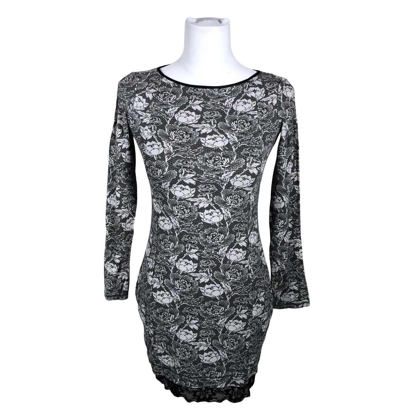 Unisex Patrizia Pepe - Tricot dress, size 36 - Gray (1)