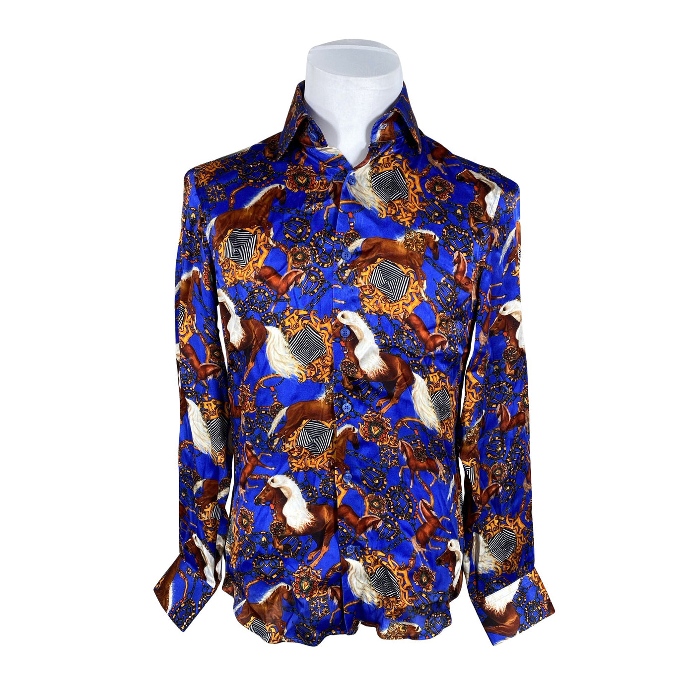Unisex Hawes & Curtis - Collared shirt, size S - Blue (1)