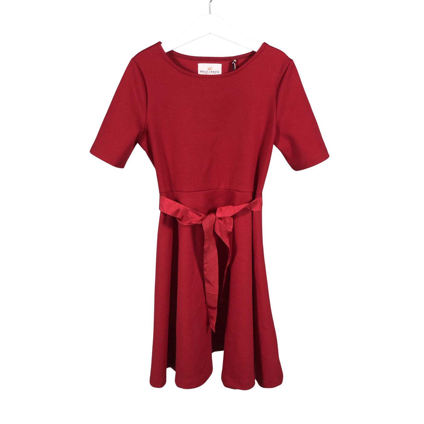 Unisex Holly & Whyte by Lindex - Tricot dress, size 122 - 128 - Red (1)