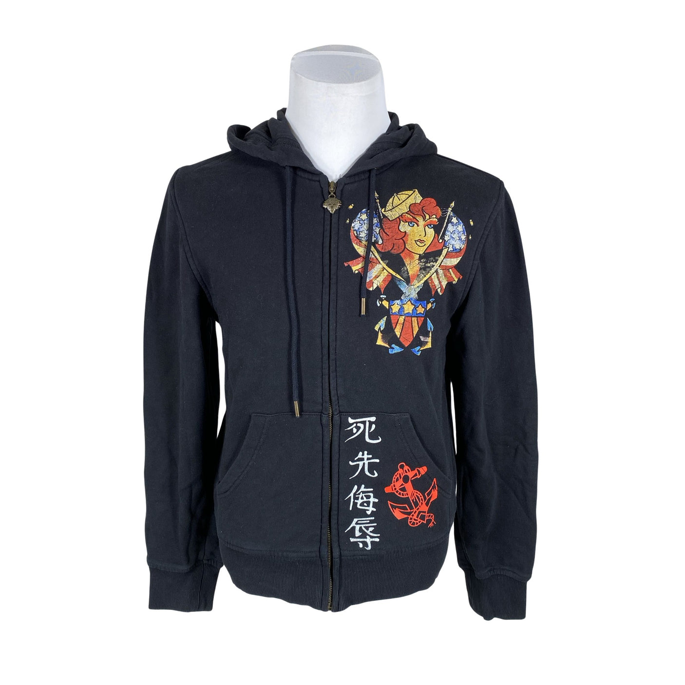 Unisex Ed Hardy - Hoodie, size S - Black (1)