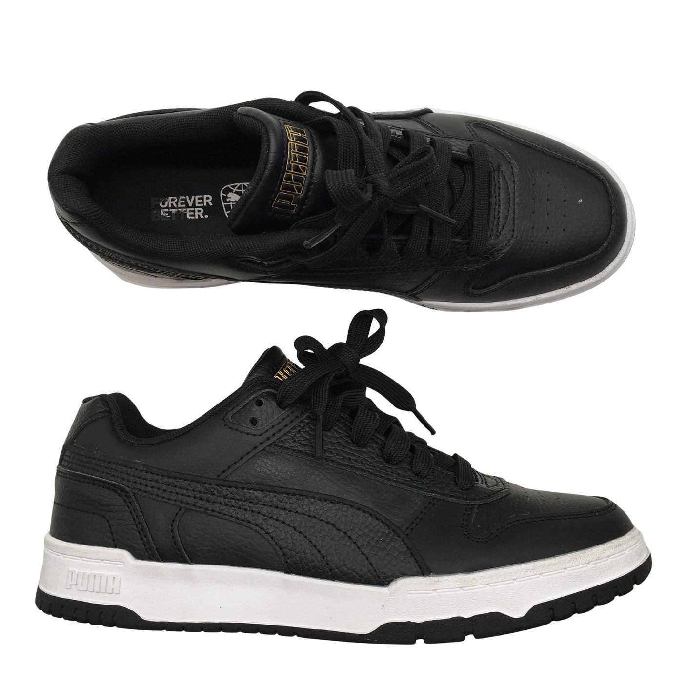 Unisex Puma - Casual sneakers, size 39 - Black (1)