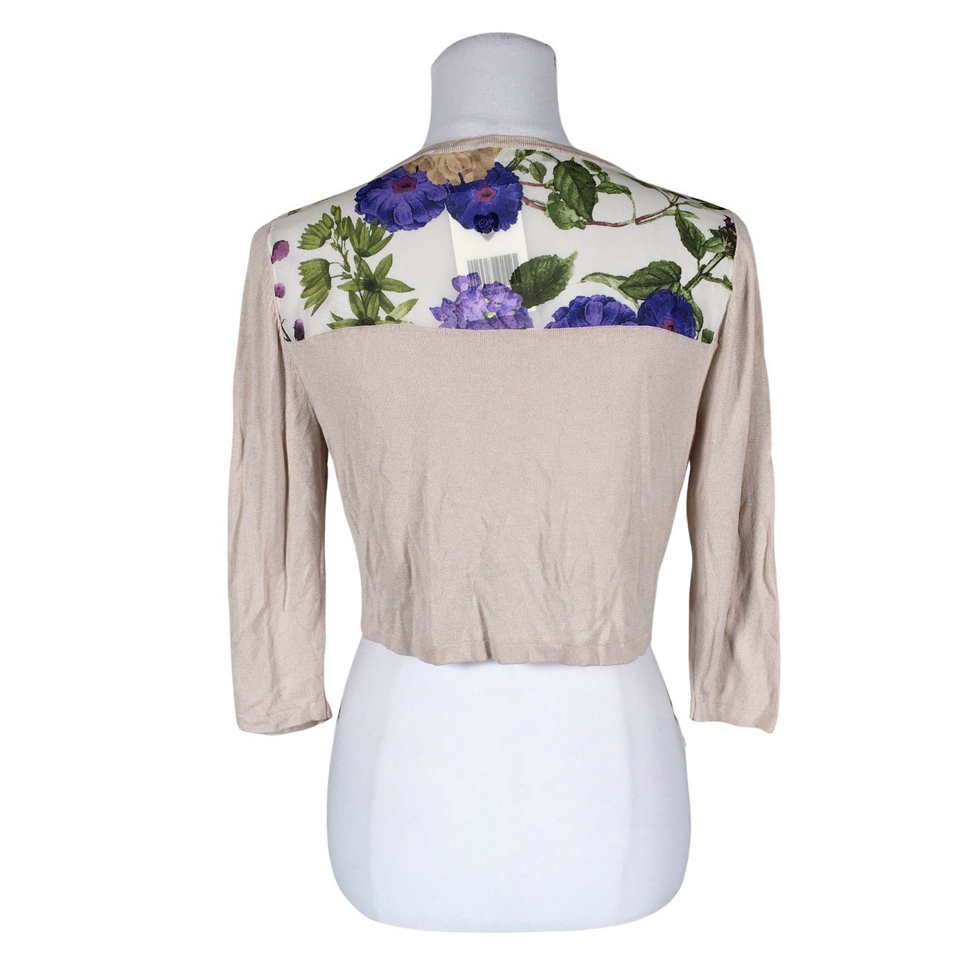 Unisex Esprit - Knit bolero jacket, size 38 - Beige (2)