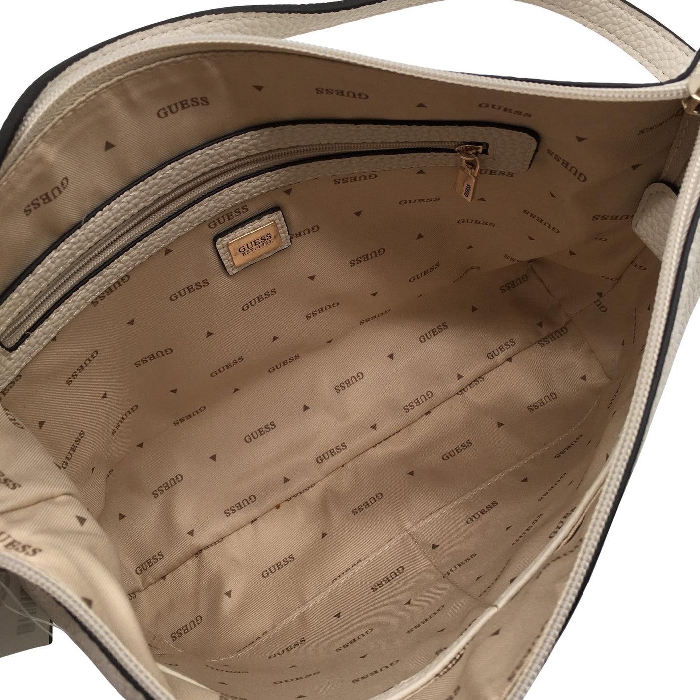 Unisex Guess - Handbag, size Midi - Beige (2)