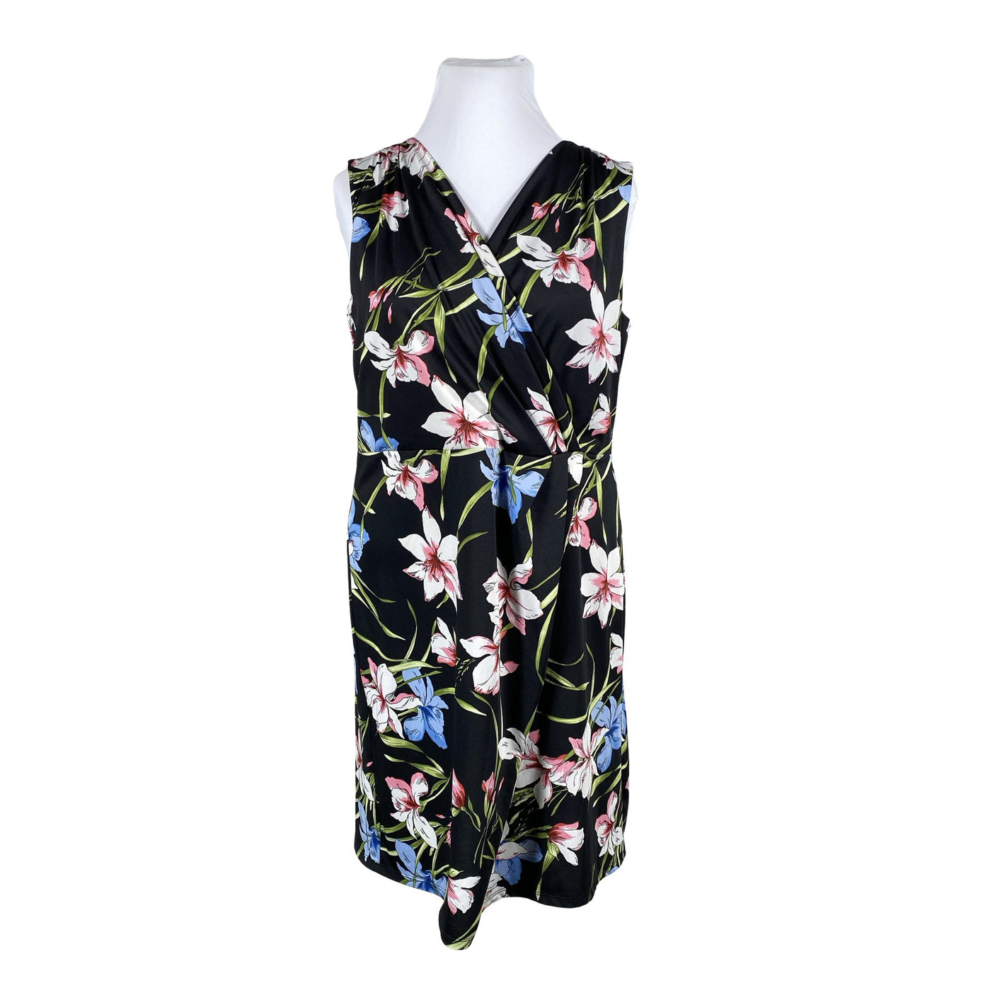 Unisex Anna Field - Schiffon dress, size 48 - Black (1)