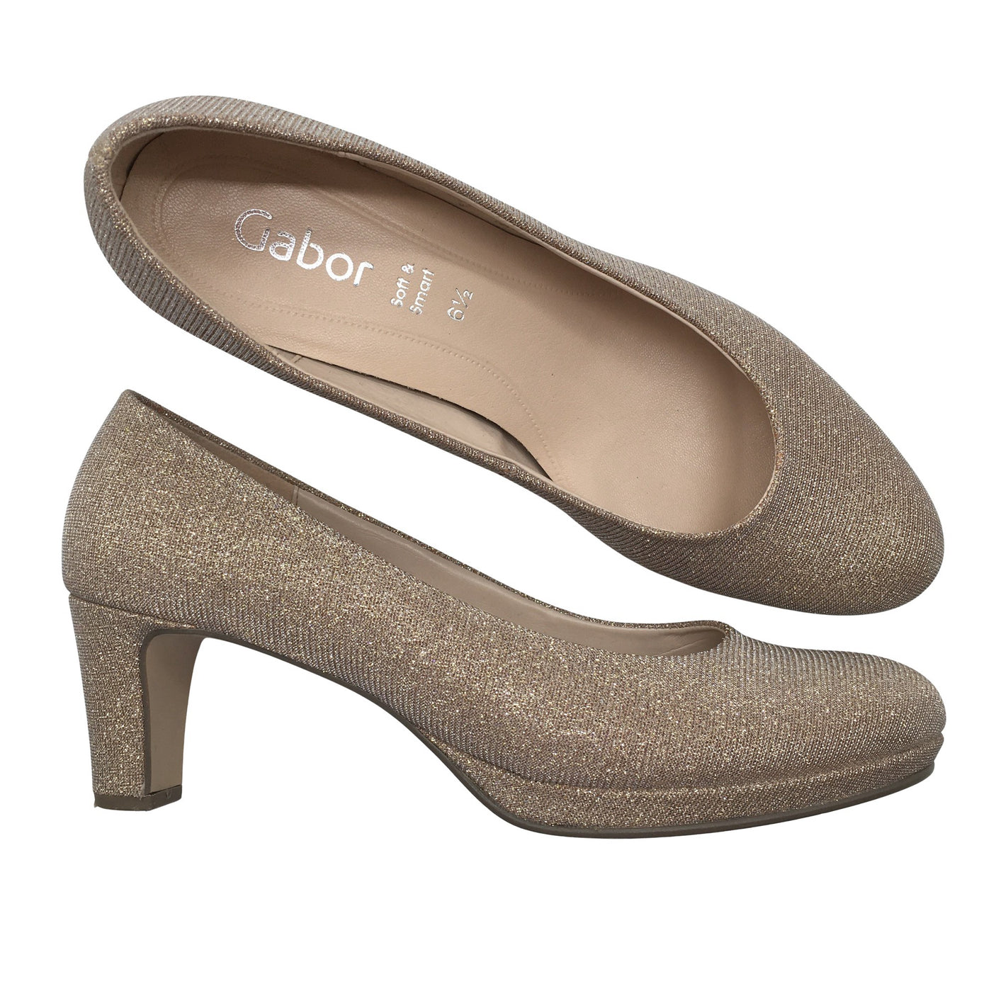 Unisex Gabor - High heels, size 40 - Gold (1)