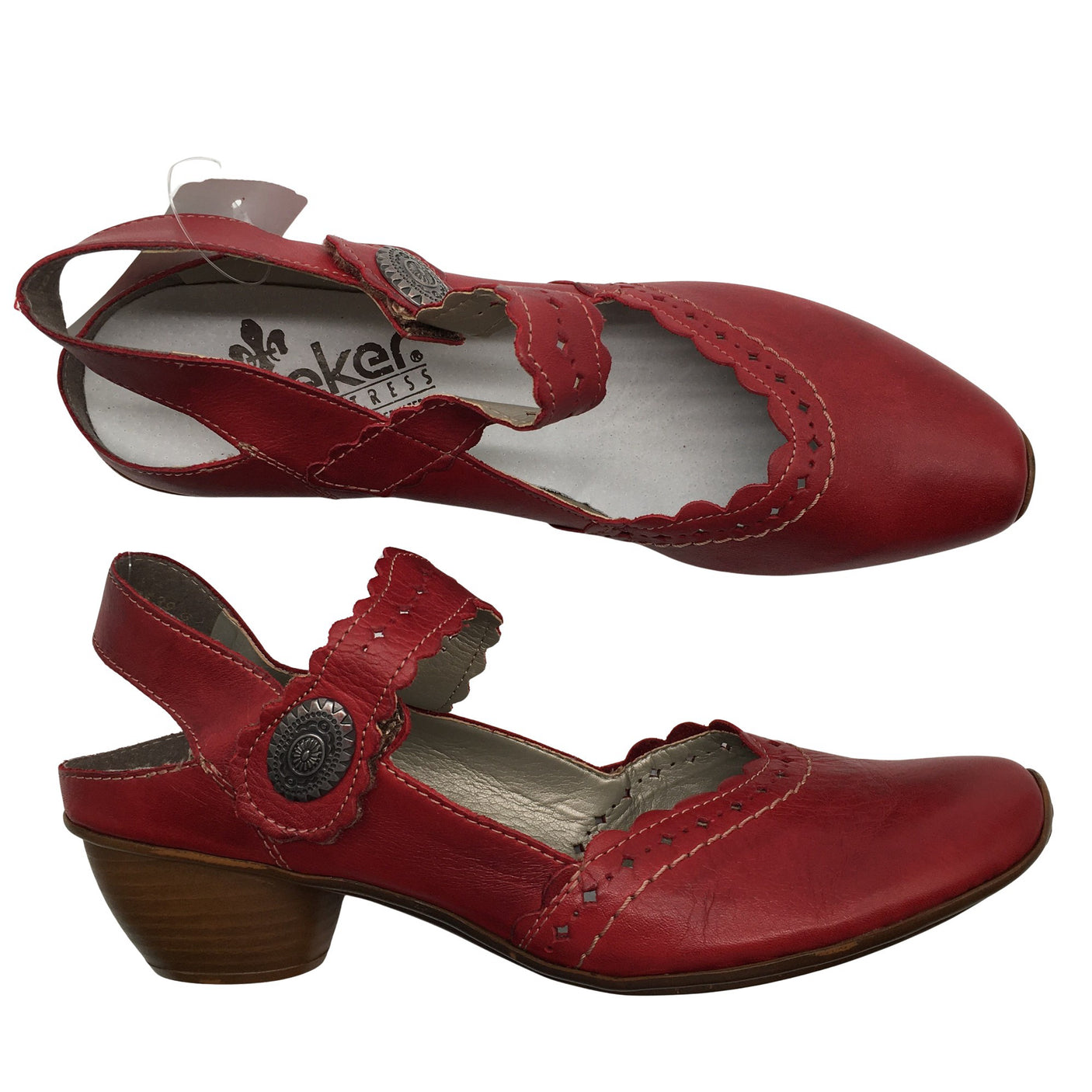 Unisex Rieker - High heels, size 41 - Red (1)