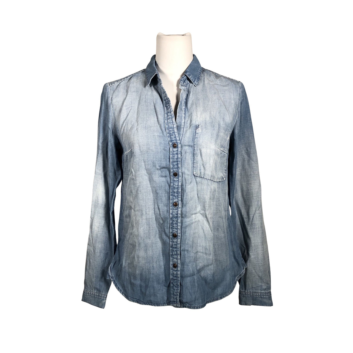 Unisex Esprit - Collared shirt, size 34 - Blue (1)