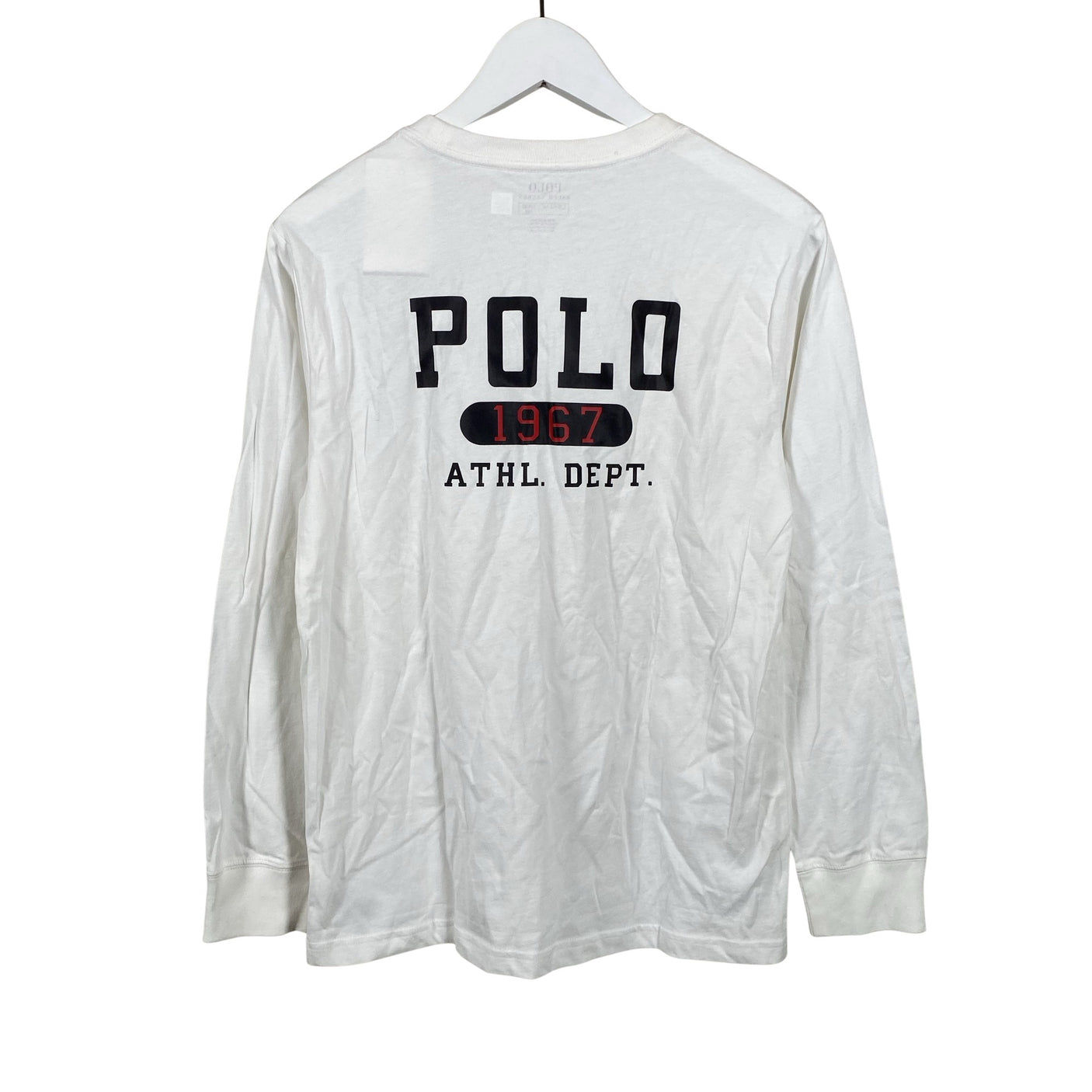 Unisex Polo Ralph Lauren - Tricot shirt, size 158 - 164 - White (2)